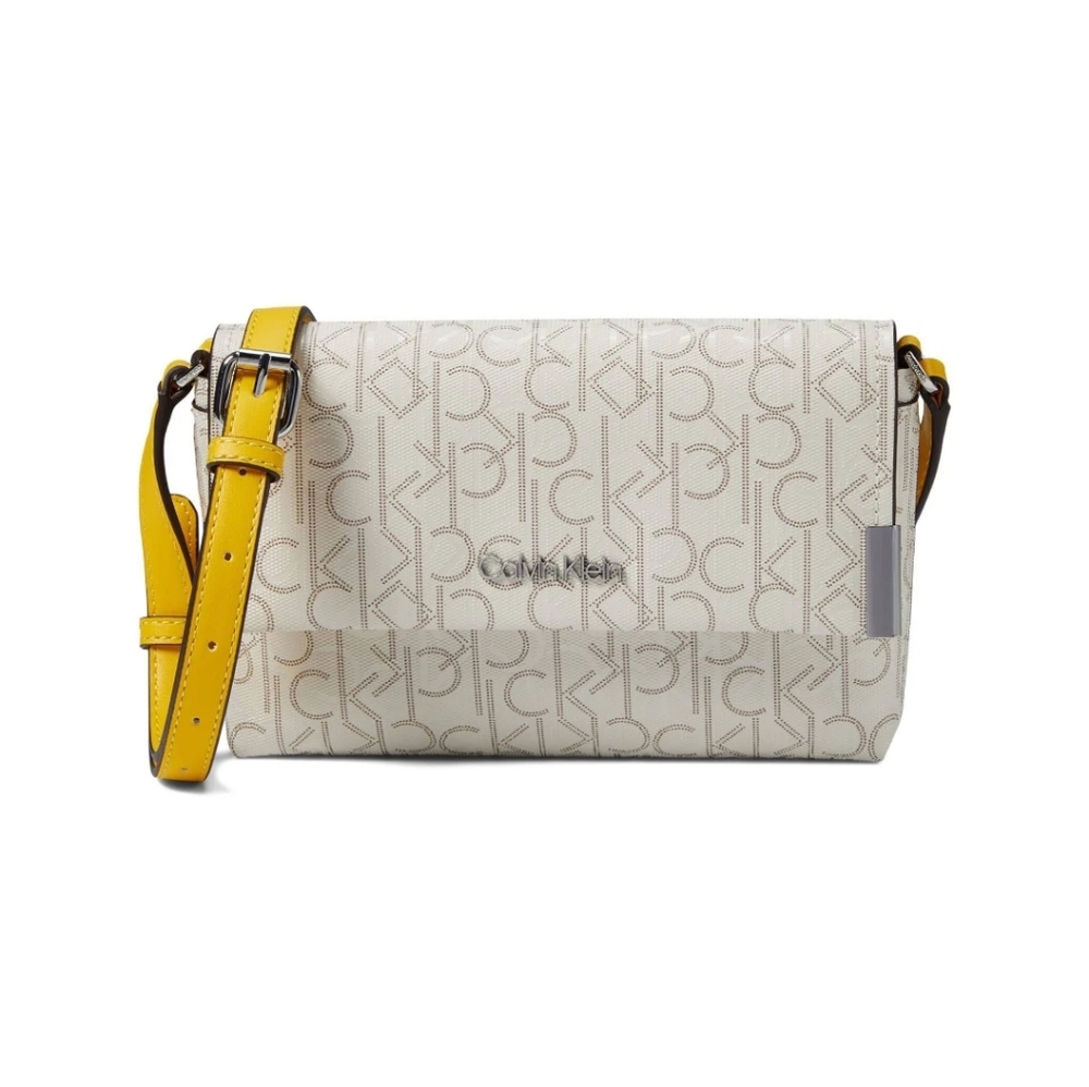 Calvin Klein Logo Faux Leather
